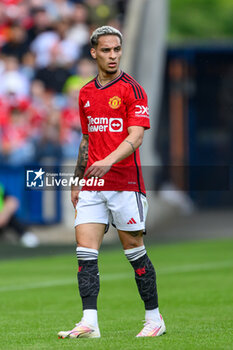 2023-07-19 - Antony of Manchester United during the pre-season friendly football match between Manchester United and Olympique Lyonnais (Lyon) on 19 July 2023 at the Scottish Gas Murrayfield Stadium in Edinburgh, Scotland - FOOTBALL - FRIENDLY GAME - MANCHESTER UNITED V LYON - FRIENDLY MATCH - SOCCER