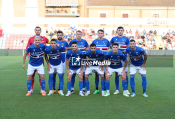 2023-07-30 - Uc Sampdoria team picture during pre-season friendly game between Us Alessandria and Uc Sampdoria on 30 July 2023 at Stage Moccagatta, Alessandria, Italy Photo Nderim Kaceli - US ALESSANDRIA VS UC SAMPDORIA - FRIENDLY MATCH - SOCCER