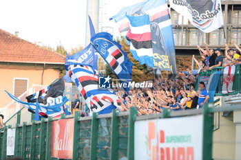 2023-07-30 - Uc Sampdoria supporters during pre-season friendly game between Us Alessandria and Uc Sampdoria on 30 July 2023 at Stage Moccagatta, Alessandria, Italy Photo Nderim Kaceli - US ALESSANDRIA VS UC SAMPDORIA - FRIENDLY MATCH - SOCCER