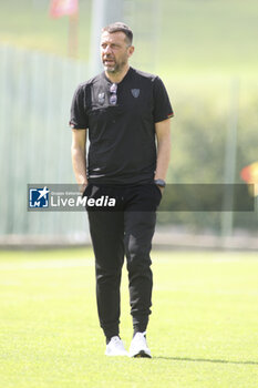 2023-07-30 - Roberto D'Aversa Head Coach  of US Lecce during Cittadella FC vs US Lecce, Frendly match pre season Serie A Tim 2023-24, at campo sportivod di Lavarone (TN), Italy, on July 30, 2023. - AS CITTADELLA VS US LECCE - FRIENDLY MATCH - SOCCER