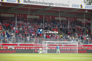 2023-08-05 - Heidenheim fans show their support before FC Heidenheim vs Hellas Verona FC, 11° Max LIEber Cup, at Voith-Arena of Heidenheim, Germany, on August 05, 2023. - FC HEIDENHEIM VS HELLAS VERON - FRIENDLY MATCH - SOCCER