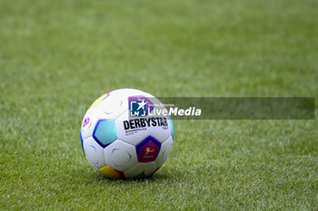 2023-08-05 - the Bundesliga ball used in FC Heidenheim vs Hellas Verona FC, 11° Max LIEber Cup, at Voith-Arena of Heidenheim, Germany, on August 05, 2023. - FC HEIDENHEIM VS HELLAS VERON - FRIENDLY MATCH - SOCCER