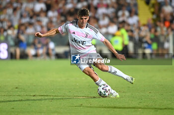 2023-08-12 - Andrea Cambiaso (Juventus FC) in action - JUVENTUS FC VS ATALANTA BC - FRIENDLY MATCH - SOCCER