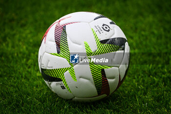 2023-08-02 - Illustration of the Kipsta match ball during the pre-season friendly football match between RC Lens and Torino FC on August 2, 2023 at Bollaert-Delelis stadium in Lens, France - FOOTBALL - FRIENDLY GAME - LENS V TORINO - FRIENDLY MATCH - SOCCER