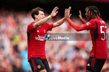 2023-08-06 - Facundo Pellistri of Manchester United reacts after scoring goal during the pre-season friendly football match between Manchester United and Athletic Club on August 6, 2023 at Aviva Stadium in Dublin, Ireland - FOOTBALL - FRIENDLY GAME - MANCHESTER UNITED V ATHLETIC CLUB - FRIENDLY MATCH - SOCCER