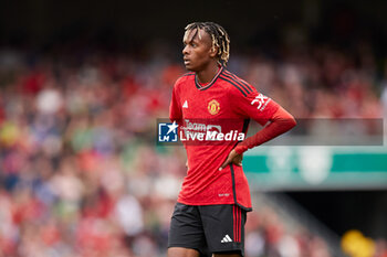 2023-08-06 - Noam Emeran of Manchester United during the pre-season friendly football match between Manchester United and Athletic Club on August 6, 2023 at Aviva Stadium in Dublin, Ireland - FOOTBALL - FRIENDLY GAME - MANCHESTER UNITED V ATHLETIC CLUB - FRIENDLY MATCH - SOCCER