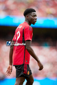 2023-08-06 - Omari Forson of Manchester United during the pre-season friendly football match between Manchester United and Athletic Club on August 6, 2023 at Aviva Stadium in Dublin, Ireland - FOOTBALL - FRIENDLY GAME - MANCHESTER UNITED V ATHLETIC CLUB - FRIENDLY MATCH - SOCCER