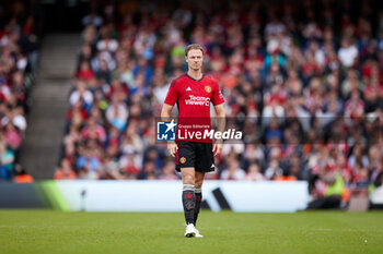 2023-08-06 - Jonny Evans of Manchester United during the pre-season friendly football match between Manchester United and Athletic Club on August 6, 2023 at Aviva Stadium in Dublin, Ireland - FOOTBALL - FRIENDLY GAME - MANCHESTER UNITED V ATHLETIC CLUB - FRIENDLY MATCH - SOCCER