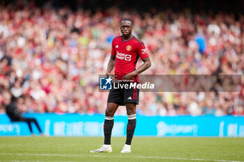 2023-08-06 - Aaron Wan-Bissaka of Manchester United during the pre-season friendly football match between Manchester United and Athletic Club on August 6, 2023 at Aviva Stadium in Dublin, Ireland - FOOTBALL - FRIENDLY GAME - MANCHESTER UNITED V ATHLETIC CLUB - FRIENDLY MATCH - SOCCER