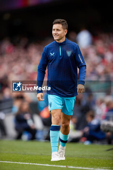 2023-08-06 - Ander Herrera of Athletic Club warms up during the pre-season friendly football match between Manchester United and Athletic Club on August 6, 2023 at Aviva Stadium in Dublin, Ireland - FOOTBALL - FRIENDLY GAME - MANCHESTER UNITED V ATHLETIC CLUB - FRIENDLY MATCH - SOCCER