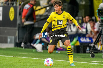 2023-08-06 - Guille Bueno of Borussia Dortmund during the Pre-season Friendly football match between Borussia Dortmund and Ajax on August 6, 2023 at Signal Iduna Park in Dortmund, Germany - FOOTBALL - FRIENDLY GAME - DORTMUND V AJAX - FRIENDLY MATCH - SOCCER
