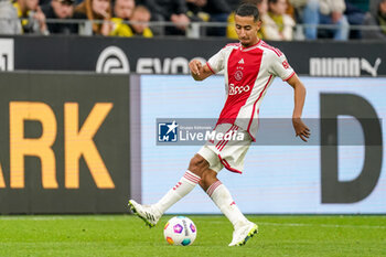 2023-08-06 - Anass Salah-Eddine of Ajax during the Pre-season Friendly football match between Borussia Dortmund and Ajax on August 6, 2023 at Signal Iduna Park in Dortmund, Germany - FOOTBALL - FRIENDLY GAME - DORTMUND V AJAX - FRIENDLY MATCH - SOCCER