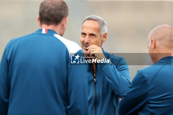 2023-08-07 - Coach Adi Hutter of Monaco during the pre-season Friendly football match between FC Bayern Munich and AS Monaco on August 7, 2023 at Sportpark Unterhaching in Unterhaching, Germany - FOOTBALL - FRIENDLY GAME - BAYERN MUNICH V MONACO - FRIENDLY MATCH - SOCCER