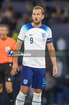 2023-09-12 - Harry Kane of England during the 150th Anniversary Heritage Match match between Scotland and England at The National Stadium, 12/09/2023, Hampden Park, Glasgow - FOOTBALL - FRIENDLY GAME - SCOTLAND V ENGLAND - FRIENDLY MATCH - SOCCER