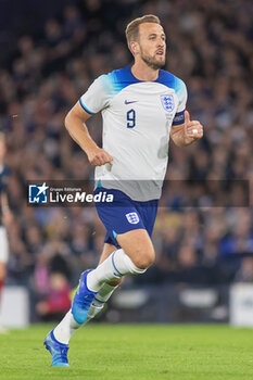 2023-09-12 - Harry Kane of England during the 150th Anniversary Heritage Match match between Scotland and England at The National Stadium, 12/09/2023, Hampden Park, Glasgow - FOOTBALL - FRIENDLY GAME - SCOTLAND V ENGLAND - FRIENDLY MATCH - SOCCER