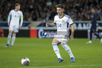 2023-10-17 - Billy Gilmour of Scotland during the International Friendly football match between France and Scotland on October 17, 2023 at Stade Pierre Mauroy in Villeneuve-d'Ascq near Lille, France - FOOTBALL - FRIENDLY GAME - FRANCE V SCOTLAND - FRIENDLY MATCH - SOCCER