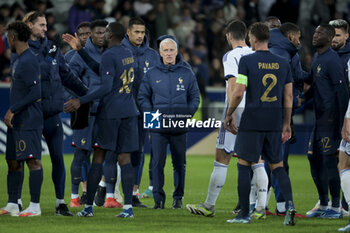 2023-10-17 - Coach of France Didier Deschamps following the International Friendly football match between France and Scotland on October 17, 2023 at Stade Pierre Mauroy in Villeneuve-d'Ascq near Lille, France - FOOTBALL - FRIENDLY GAME - FRANCE V SCOTLAND - FRIENDLY MATCH - SOCCER