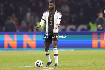 2023-11-18 - Antonio Rudiger of Germany during the International Friendly football match between Germany and Turkey on November 18, 2023 at Olympiastadion in Berlin, Germany - FOOTBALL - FRIENDLY GAME - GERMANY V TURKEY - FRIENDLY MATCH - SOCCER