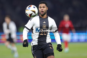 2023-11-18 - Serge Gnabry of Germany during the International Friendly football match between Germany and Turkey on November 18, 2023 at Olympiastadion in Berlin, Germany - FOOTBALL - FRIENDLY GAME - GERMANY V TURKEY - FRIENDLY MATCH - SOCCER
