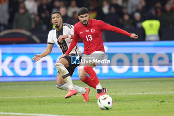 2023-11-18 - Benjamin Henrichs of Germany and Eren Elmali of Turkey during the International Friendly football match between Germany and Turkey on November 18, 2023 at Olympiastadion in Berlin, Germany - FOOTBALL - FRIENDLY GAME - GERMANY V TURKEY - FRIENDLY MATCH - SOCCER