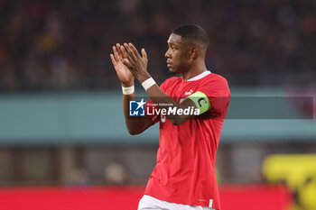 2023-11-21 - David Alaba of Austria during the International Friendly football match between Austria and Germany on November 21, 2023 at Ernst Happel Stadium in Vienna, Austria - FOOTBALL - FRIENDLY GAME - AUSTRIA V GERMANY - FRIENDLY MATCH - SOCCER