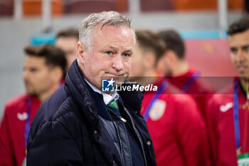 2023-12-11 - Northern Ireland Manager, Michael O'Neill, during the International Friendly football match between Romania and Northern Ireland on March 22, 2024 at Arena Nationala in Bucharest, Romania - FOOTBALL - FRIENDLY GAME - ROMANIA V NORTHERN IRELAND - FRIENDLY MATCH - SOCCER