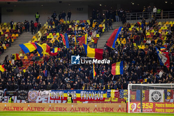 2023-12-11 - Romanian fans during the International Friendly football match between Romania and Northern Ireland on March 22, 2024 at Arena Nationala in Bucharest, Romania - FOOTBALL - FRIENDLY GAME - ROMANIA V NORTHERN IRELAND - FRIENDLY MATCH - SOCCER