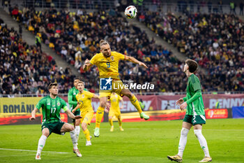 2023-12-11 - George Puscas of Romania during the International Friendly football match between Romania and Northern Ireland on March 22, 2024 at Arena Nationala in Bucharest, Romania - FOOTBALL - FRIENDLY GAME - ROMANIA V NORTHERN IRELAND - FRIENDLY MATCH - SOCCER