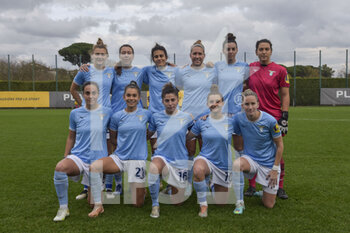 2023-01-08 - Lazio Women team before Lazio Women vs Milan Women Coppa Italia Group F Stage on January 08, 2023, at Stadio Fersini in Formello (RM), Italy - LAZIO FEMMINILE VS MILAN WOMEN - WOMEN ITALIAN CUP - SOCCER