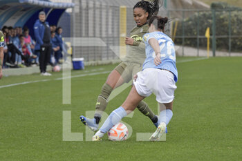 2023-01-08 - Lindsey Kimberley Thomas of A.C. Milan and Marta Varriale of S.S. Lazio Women during 
Lazio Women vs Milan Women Coppa Italia Group F Stage on January 08, 2023, at Stadio Fersini in Formello (RM), Italy - LAZIO FEMMINILE VS MILAN WOMEN - WOMEN ITALIAN CUP - SOCCER