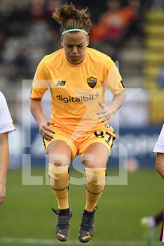 2023-02-08 - Stephanie Öhrström of AS Roma Women during the second leg of the quarterfinal match of the Women's Italian Cup between A.S. Roma vs Pomigliano Calcio Donne on February 8, 2023 at Stadio Tre Fontane, Rome, Italy. - ROMA WOMEN VS POMIGLIANO FEMMINILE - WOMEN ITALIAN CUP - SOCCER