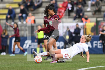 2023-02-08 - Cristina Sena Das Neves Tatiely of Pomigliano Calcio Femminile during the second leg of the quarterfinal match of the Women's Italian Cup between A.S. Roma vs Pomigliano Calcio Donne on February 8, 2023 at Stadio Tre Fontane, Rome, Italy. - ROMA WOMEN VS POMIGLIANO FEMMINILE - WOMEN ITALIAN CUP - SOCCER