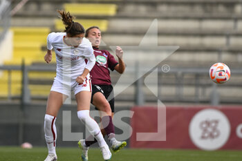 2023-02-08 - Nina Kajzba of AS Roma Women during the second leg of the quarterfinal match of the Women's Italian Cup between A.S. Roma vs Pomigliano Calcio Donne on February 8, 2023 at Stadio Tre Fontane, Rome, Italy. - ROMA WOMEN VS POMIGLIANO FEMMINILE - WOMEN ITALIAN CUP - SOCCER