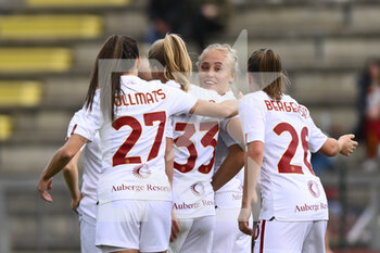 2023-02-08 - Zara Kramzar of A.S. Roma Women during the second leg of the quarterfinal match of the Women's Italian Cup between A.S. Roma vs Pomigliano Calcio Donne on February 8, 2023 at Stadio Tre Fontane, Rome, Italy. - ROMA WOMEN VS POMIGLIANO FEMMINILE - WOMEN ITALIAN CUP - SOCCER