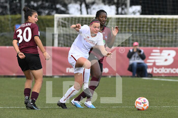 2023-02-08 - Mina Bergersen of AS Roma Women during the second leg of the quarterfinal match of the Women's Italian Cup between A.S. Roma vs Pomigliano Calcio Donne on February 8, 2023 at Stadio Tre Fontane, Rome, Italy. - ROMA WOMEN VS POMIGLIANO FEMMINILE - WOMEN ITALIAN CUP - SOCCER