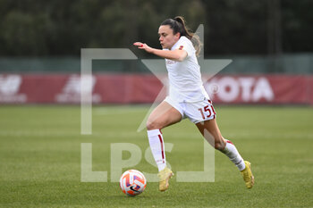 2023-02-08 - Annamaria Serturini of AS Roma Women during the second leg of the quarterfinal match of the Women's Italian Cup between A.S. Roma vs Pomigliano Calcio Donne on February 8, 2023 at Stadio Tre Fontane, Rome, Italy. - ROMA WOMEN VS POMIGLIANO FEMMINILE - WOMEN ITALIAN CUP - SOCCER