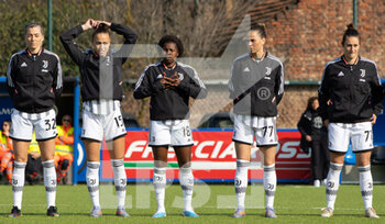 2023-03-04 - Juventus Linda Sembrant, Julia Grosso, Beerensteyn Lineth and Martina Lenzini - SEMIFINAL - INTER INTERNAZIONALE VS JUVENTUS FC - WOMEN ITALIAN CUP - SOCCER