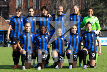 2023-03-04 - Inter Line Up - SEMIFINAL - INTER INTERNAZIONALE VS JUVENTUS FC - WOMEN ITALIAN CUP - SOCCER
