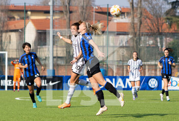 2023-03-04 - Cristiana Girelli(Juventus) and Stefanie Van Der Gragt(inter) - SEMIFINAL - INTER INTERNAZIONALE VS JUVENTUS FC - WOMEN ITALIAN CUP - SOCCER