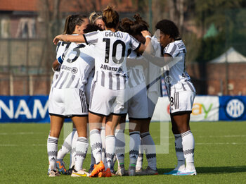 2023-03-04 - Juventus Julia Grosso Celebrate - SEMIFINAL - INTER INTERNAZIONALE VS JUVENTUS FC - WOMEN ITALIAN CUP - SOCCER