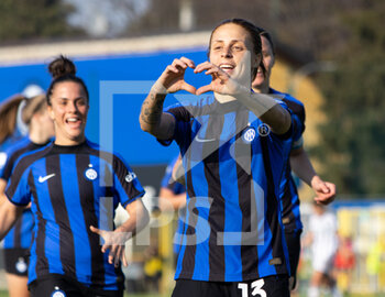 2023-03-04 - Inter Beatrice Merlo celebrate - SEMIFINAL - INTER INTERNAZIONALE VS JUVENTUS FC - WOMEN ITALIAN CUP - SOCCER