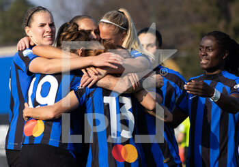 2023-03-04 - Inter Beatrice Merlo goal celebration - SEMIFINAL - INTER INTERNAZIONALE VS JUVENTUS FC - WOMEN ITALIAN CUP - SOCCER