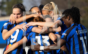 2023-03-04 - Inter Beatrice Merlo goal celebration - SEMIFINAL - INTER INTERNAZIONALE VS JUVENTUS FC - WOMEN ITALIAN CUP - SOCCER