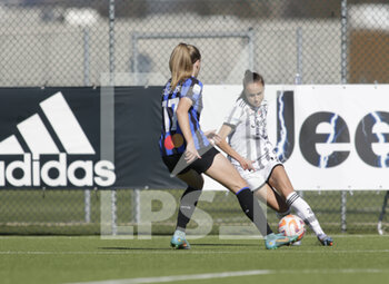 2023-03-11 - Julia Grosso of Juventus during the second leg of the women’s  Coppa Italia’s semifinal football math between Juventus Women and Inter Women on 11 March 2023 at Juventus Training Ground in Vinovo near Turin, Italy Photo Nderim Kaceli - JUVENTUS FC VS INTER - FC INTERNAZIONALE - WOMEN ITALIAN CUP - SOCCER