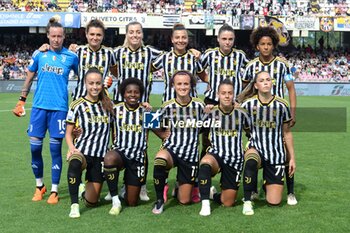 2023-06-04 - the formation of Juventus during the Italian Cup Final between AS Roma vs Juventus FC at Arechi Stadium - FINAL - JUVENTUS FC VS AS ROMA - WOMEN ITALIAN CUP - SOCCER