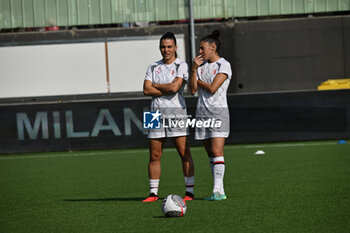 2023-10-11 - Alia Guagni (Milan)and Laura Fusetti (Milan) - HELLAS VERONA WOMEN VS AC MILAN - WOMEN ITALIAN CUP - SOCCER