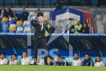 2023-03-23 - Italy Coach Roberto Mancini during the EURO 2024 qualifying football match between Italy vs England on March 23, 2023 at the Stadium Maradona in Naples, Italy - EURO 2024 QUALIFYING - ITALY VS ENGLAND - UEFA EUROPEAN - SOCCER