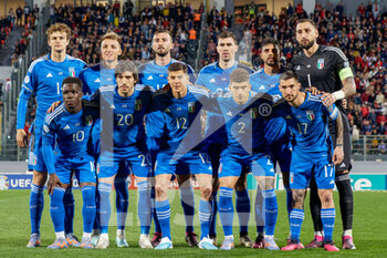 2023-03-26 - Italy team line up - EUROPEAN QUALIFIERS - MALTA VS ITALY - UEFA EUROPEAN - SOCCER