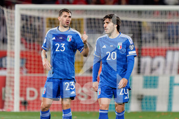 2023-03-26 - Alessio Romagnoli (Italy) and Sandro Tonali (Italy) - EUROPEAN QUALIFIERS - MALTA VS ITALY - UEFA EUROPEAN - SOCCER