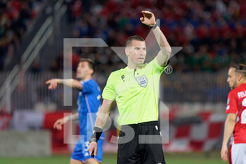 2023-03-26 - the referee Georgi Kabakov of Bulgaria - EUROPEAN QUALIFIERS - MALTA VS ITALY - UEFA EUROPEAN - SOCCER